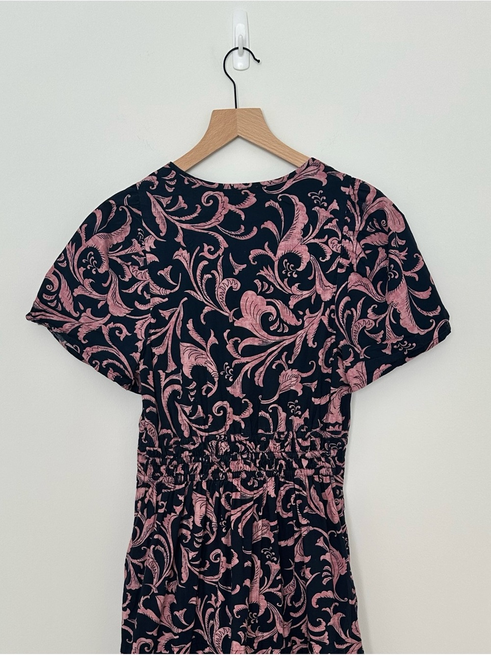 Anthropologie The Somerset Maxi Dress Short Sleeve Purple Pink M - Picture 7 of 12